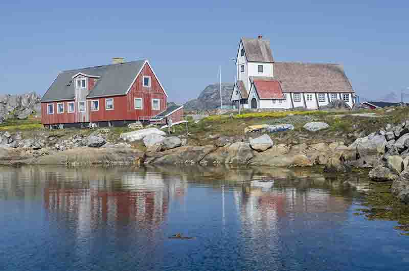 97 - Groenlandia - Nanortalik - iglesia